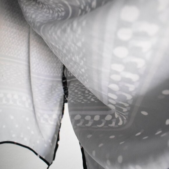 Eloquii Lace Up Front Long Sleeve Tunic Top - Picture 6 of 11